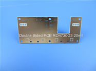 Carte PCB à haute fréquence de micro-onde de la carte électronique de la carte PCB 2-Layer Rogers 4730 20mil 0.508mm de Rogers RO4730G3 DK3.0 DF 0,0028