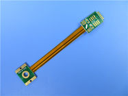 Rigide-câble PCBs construit sur FR-4 et Polyimide avec le masque vert de soudure et or d'immersion pour le système de télémétrie