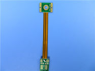 Rigide-câble PCBs construit sur FR-4 et Polyimide avec le masque vert de soudure et or d'immersion pour le système de télémétrie