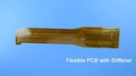 Circuit imprimé flexible (FPC) établi sur le Polyimide avec de l'or et le renfort d'immersion pour la bande #FPC Manufactur de connexion