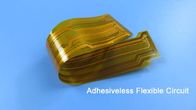 Circuit imprimé flexible FPC d'Adhesiveless établi sur le Polyimide mince transparent de Glueless avec de l'or plaqué pour le cheminement