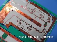 Rf et micro-onde hybrides cartes de 5 couches établies sur 10mil RO4350B et FR-4
