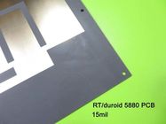 Carte PCB de RT/Duroid 5880 15mil 0.381mm Rogers High Frequency pour des applications d'onde millimétrique