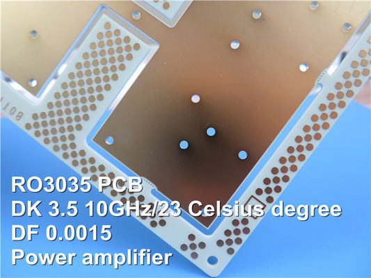Rogers RO3035 High Frequency PCB 2-Layer Rogers 3035 10mil Cirucit Board DK3.5 DF 0.0015 RF Microwave PCB