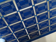 Cartes crénelées de trous de carte PCB de bord demi établies sur 1.6mm FR-4 avec le masque bleu de soudure