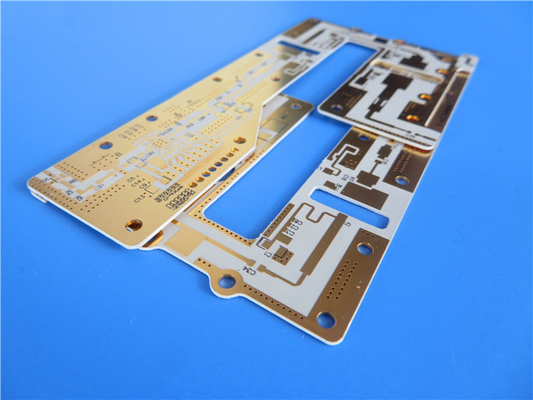 TSM-DS3 PCB à haute fréquence construit sur des cartes double face de 30 millimètres 0,762 mm avec or immersion