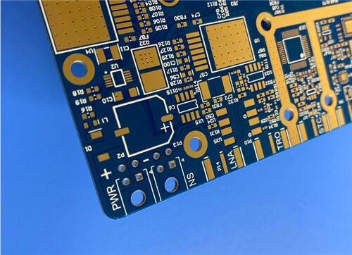 10 couches de PCB hybrides à haute fréquence RO4003C laminés céramiques à hydrocarbures + 370HR FR-4 systèmes époxy