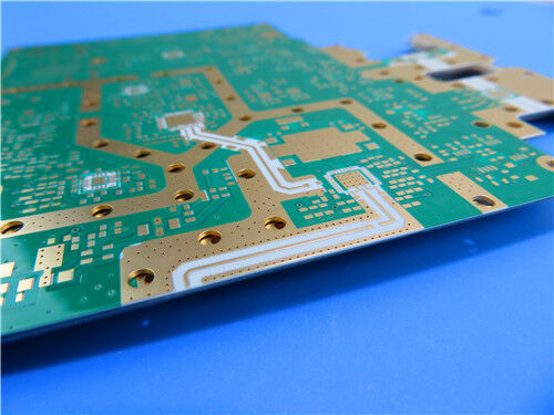 PCB stratifié haute fréquence RO4003C – Empilage hybride 6 couches, 1,74 mm, or dur, vias aveugles, classe IPC 3 pour radar automobile et 5G