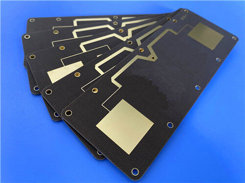 TLX-8 PTFE fibre de verre PCB stratifié ¥ 0,85 mm, finition en or pur, 5/7 mil Trace, et IPC-Classe-2 pour les applications RF