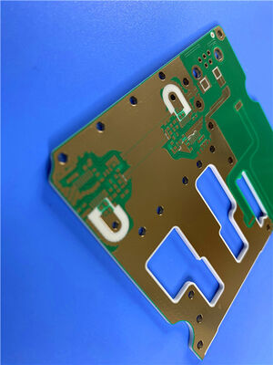 PCB personnalisé 4 couches RO4003C + RO4450F hybride avec via-in-pad et immersion en or 2u