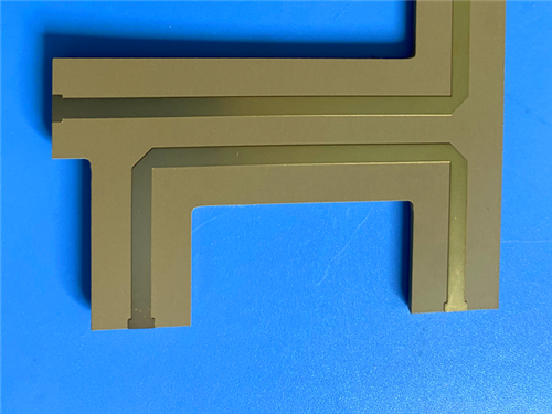 TF440 Stratifié PTFE chargé de céramique et PCB rigide personnalisé à 2 couches construit sur un substrat de 25 mil avec immersion or