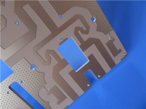 Rogers RO3010 DK 10.2 Laminat à haute fréquence et matériau mixte 4-couche 1.27mm + 0.076mm + 1.27mm PCB pour micro-ondes RF