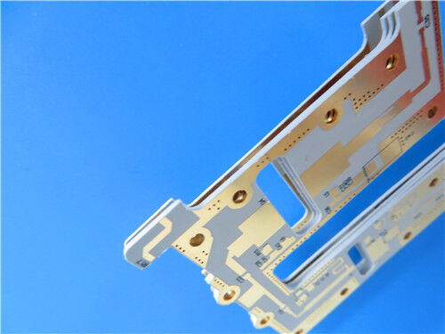 Stratifié haute fréquence Rogers CLTE-MW avec une épaisseur de noyau de matériau de 0,102 mm PCB CLTE-MW double face avec placage d'or pur pour la 5G et d'autres applications millimétriques