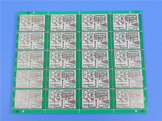 Carte PCB à haute fréquence de 4 couches établie sur le noyau 2 de 10mil RO4350B avec de l'or d'immersion pour le système sans fil d'antenne