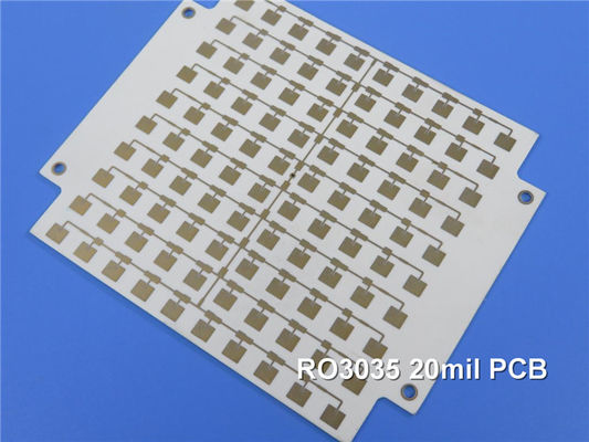 Carte PCB à haute fréquence de la carte de la carte PCB 2-Layer Rogers 3035 20mil 0.508mm de micro-onde de Rogers RO3035 DK3.5 DF 0,0015